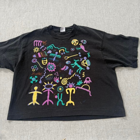 Vintage Susan Costello single stitch Fruit of the Loom tag made in USA T‎ Shirt - Picture 1 of 7